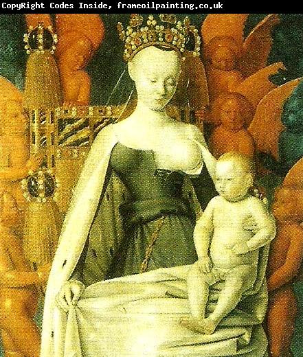 Jean Fouquet madonna och barn